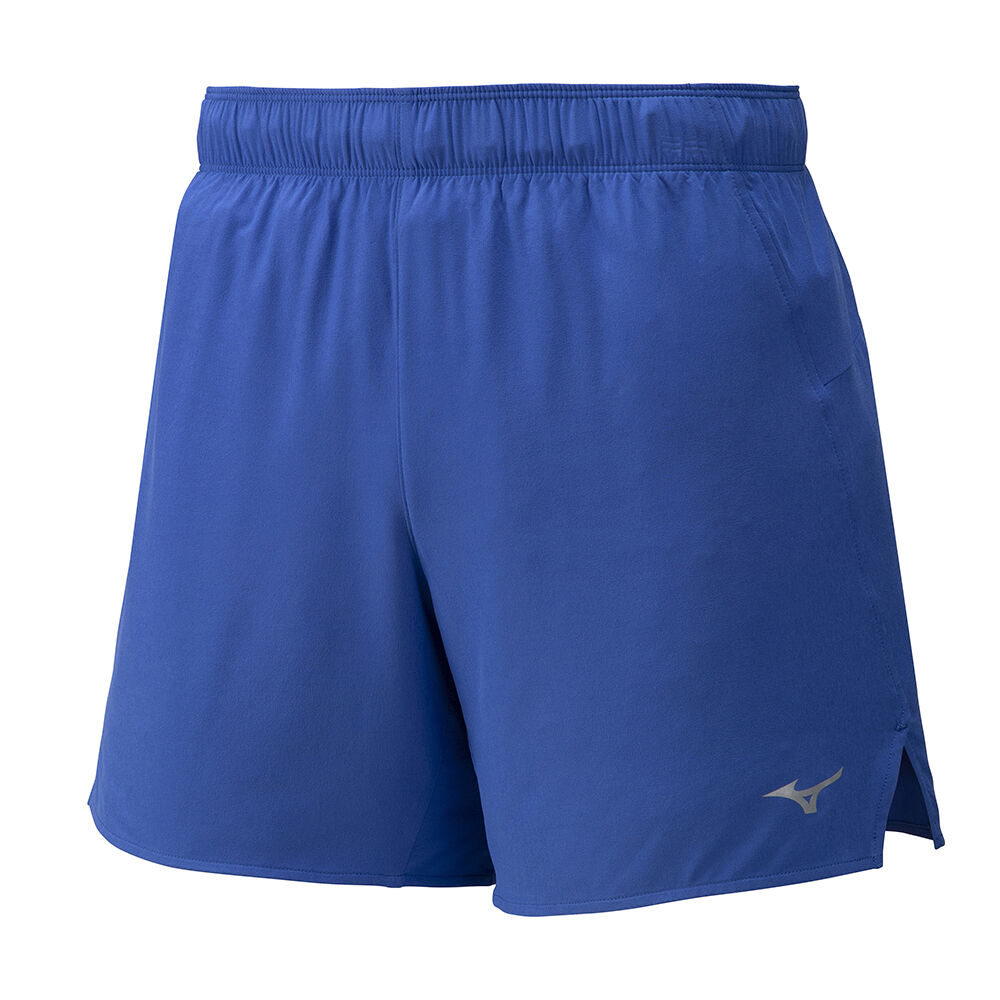 Pantalones Cortos Mizuno Running Alpha 5.5 Para Hombre Azules 6925408-JK